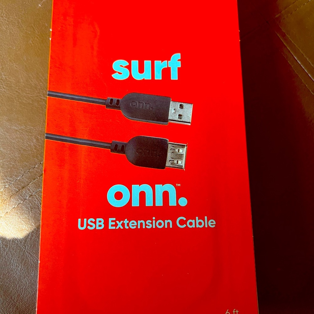 Surf Onn 6 foot USB extension cable (male to female) brand new in box